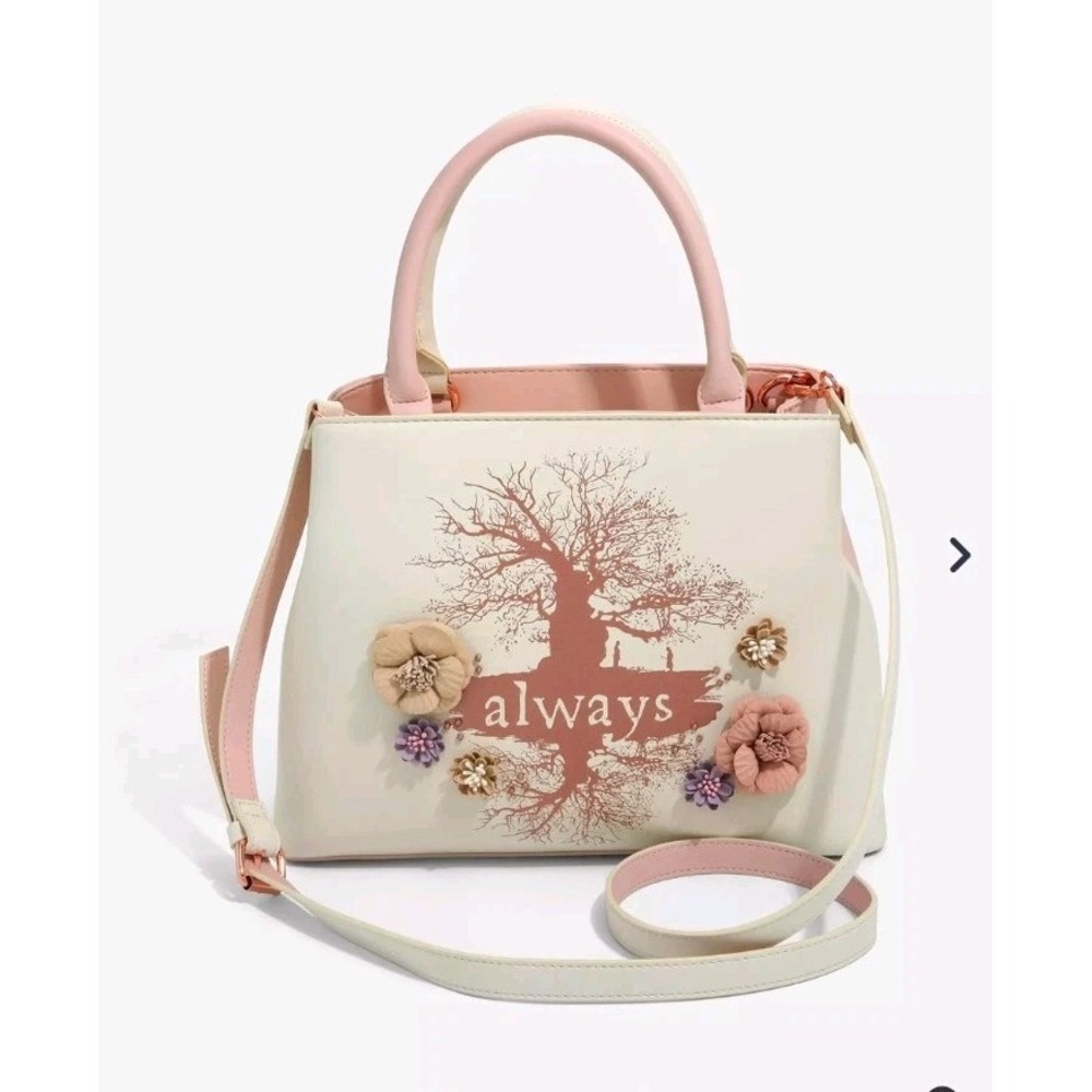 Disney Parks Harry Potter Wizarding World Handbag 3D Floral Convertible HTF Rare